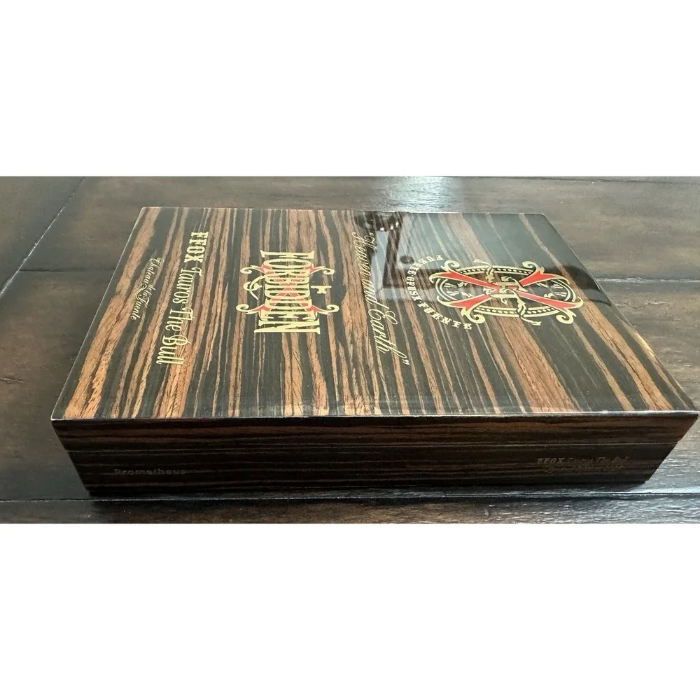 Arturo Fuente Opus X Heaven And Earth Taurus The Bull  lacquer Cigar  Humidor